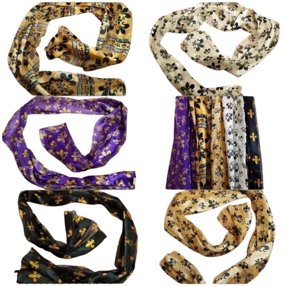 Fleur-de-lis scarves